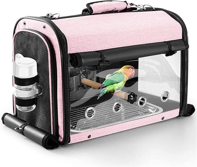 Bird Carrier Bag Bird Travel Cage by Suertree