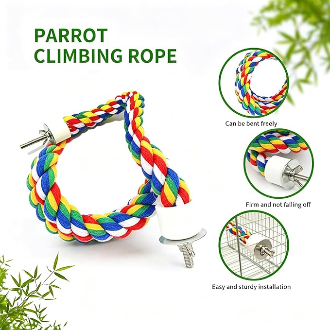 Bird Perch, Bird Rope Perch & Rope Perch, Bird perches - Image 3