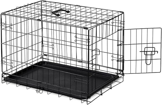 DUMOS Dog Crate, 30 Inch Small Medium Single Door Dog Cage by DumosLifestyle