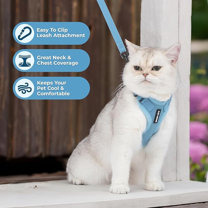 Voyager Step-in Lock Adjustable Cat Harness w. Cat Leash Combo Set - Image 5