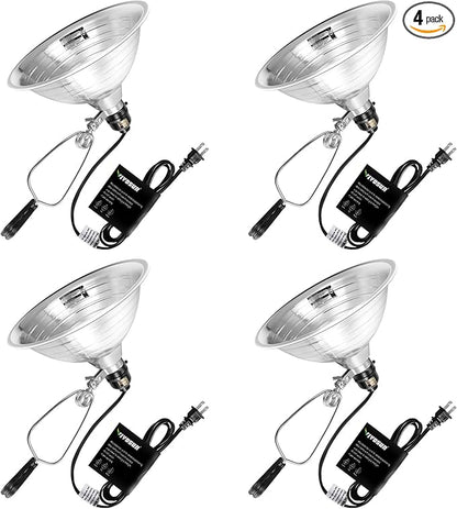 VIVOSUN 4 Pack Clamp Lamp Light by Unknown