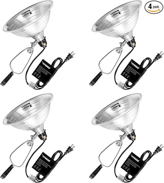 VIVOSUN 4 Pack Clamp Lamp Light by Unknown