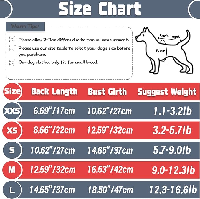 4 Pieces Dog Clothes for Small Dogs Boy Dog Shirt Puppy Clothes for Chihuahua - Image 6