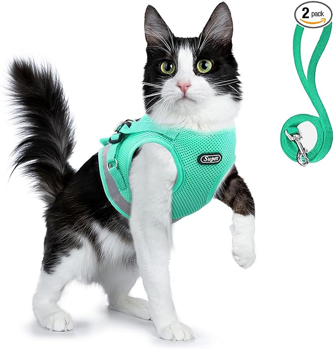 Supet Cat Harness and Leash Set by Supet