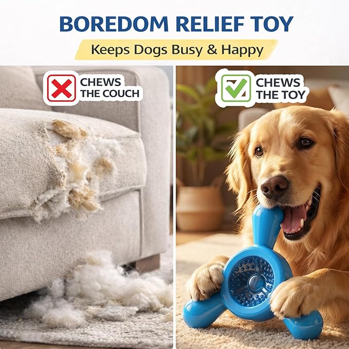 Dog Chew Toy for Aggressive Chewers – Tough Nylon Dog Toy for Teething Small - Image 3