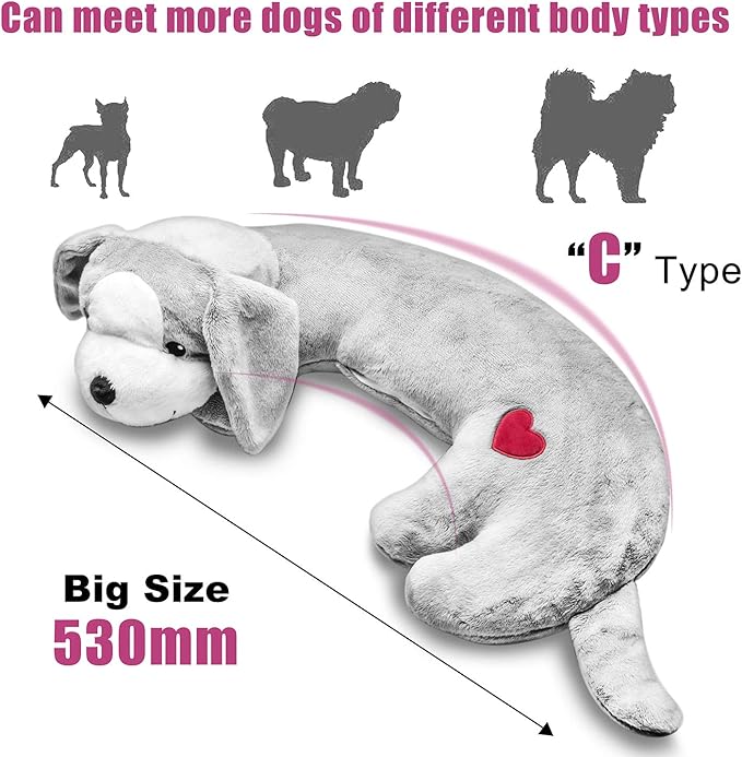 Moropaky Hearbeat Toy for Dog Anxiety Relief Behavioral Training Aid Toy - Image 2