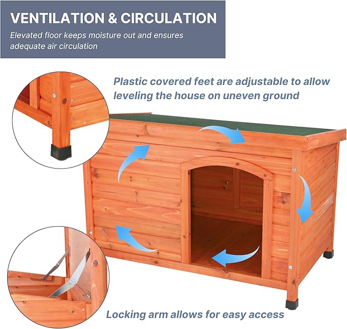 TRIXIE natura Classic Dog House - Image 5