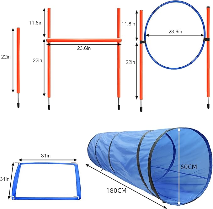Dog Agility Training Equipment, Obstacle Agility Training Starter Kit - Image 6