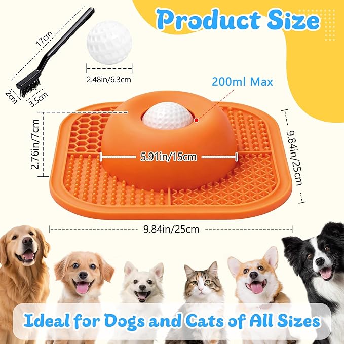 Slow Feeder Dog Bowls & Lick Mat - Image 7