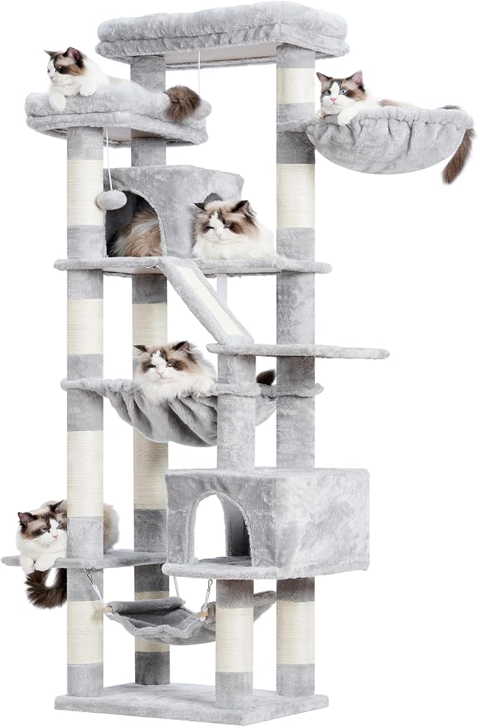 Heybly Cat Tree, 71-Inch-Tall Tower - Image 8