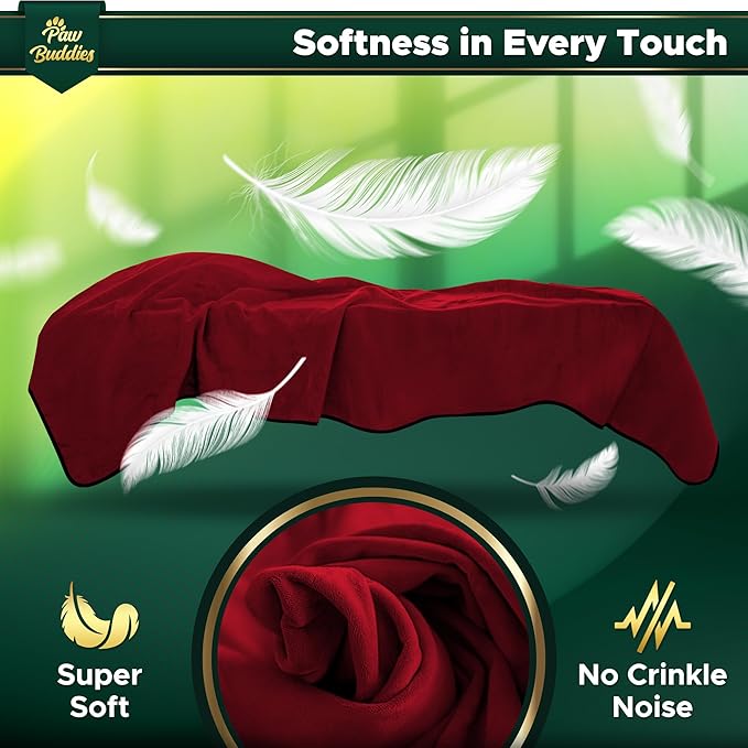 Paw Buddies Premium Waterproof Blanket 80"x90" Velvet-Feel Reversible Throw – - Image 3