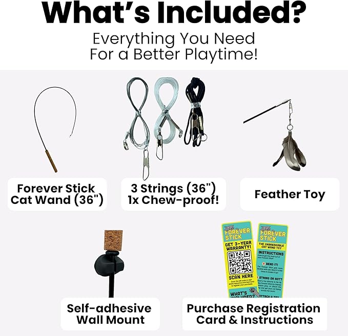 Forever Stick and 3 Strings including Chew Proof Metal Wire - Image 2