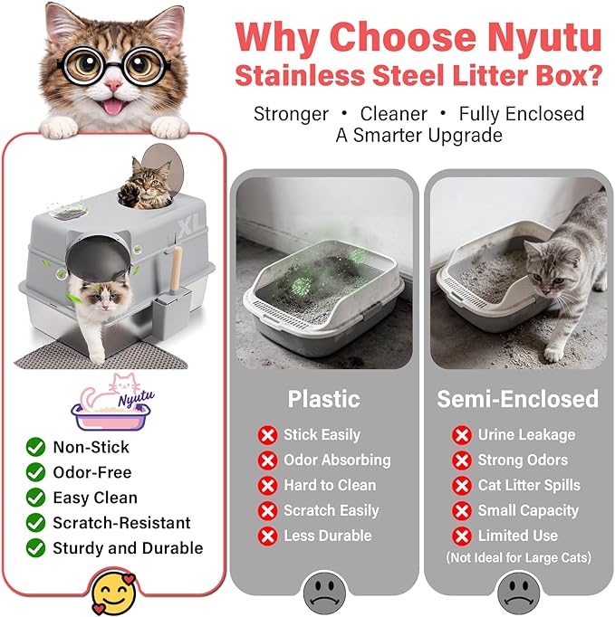Stainless Steel Litter Box - Image 6