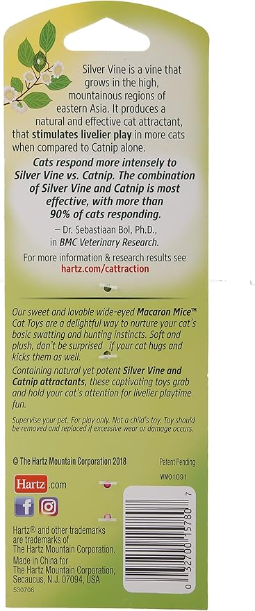 Cattraction with Silver Vine & Catnip Macaron Mice - Image 3