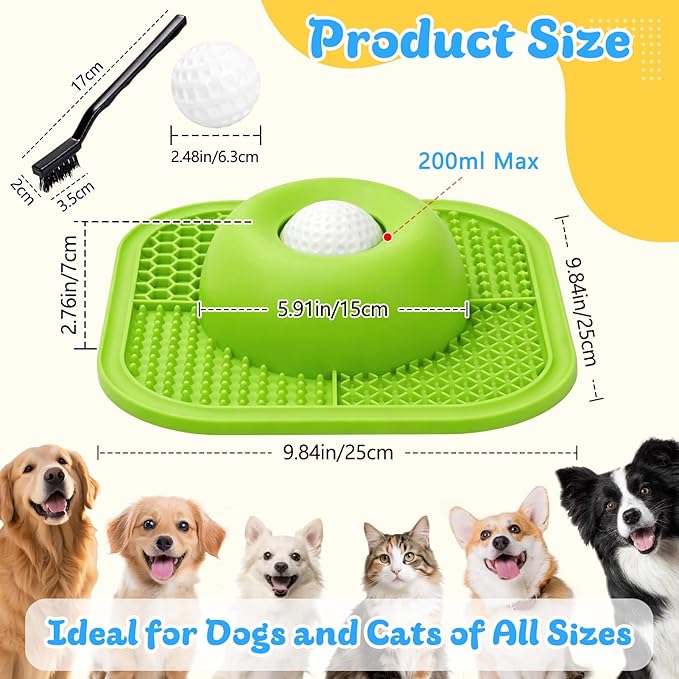 Slow Feeder Dog Bowls & Lick Mat - Image 7