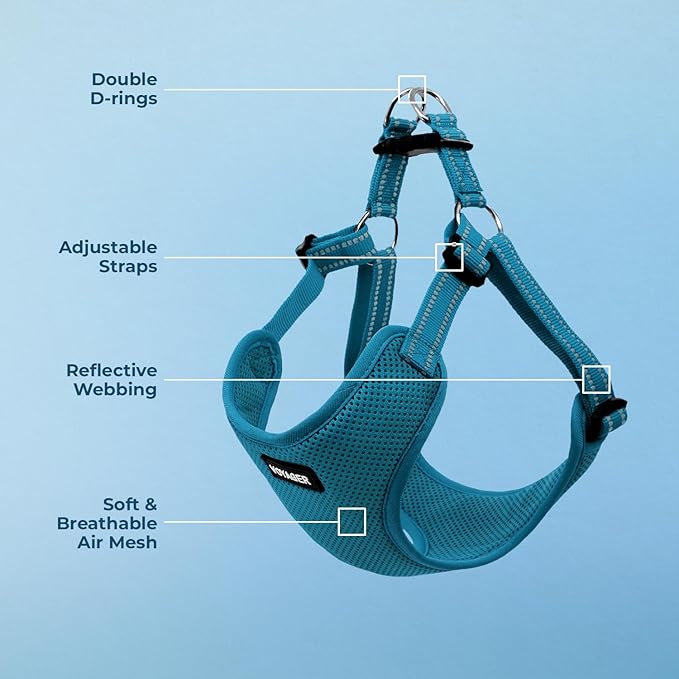 Best Pet Supplies Voyager Adjustable Step-in Flex Breathable Mesh Dog Harness - Image 3