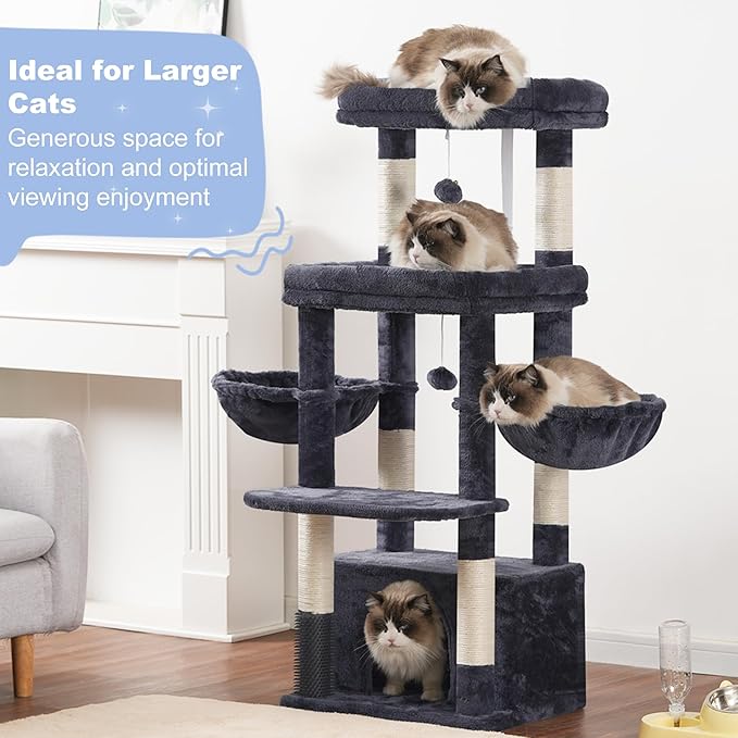 Hey-brother Cat Tree Tower, Scratching Posts - Image 2