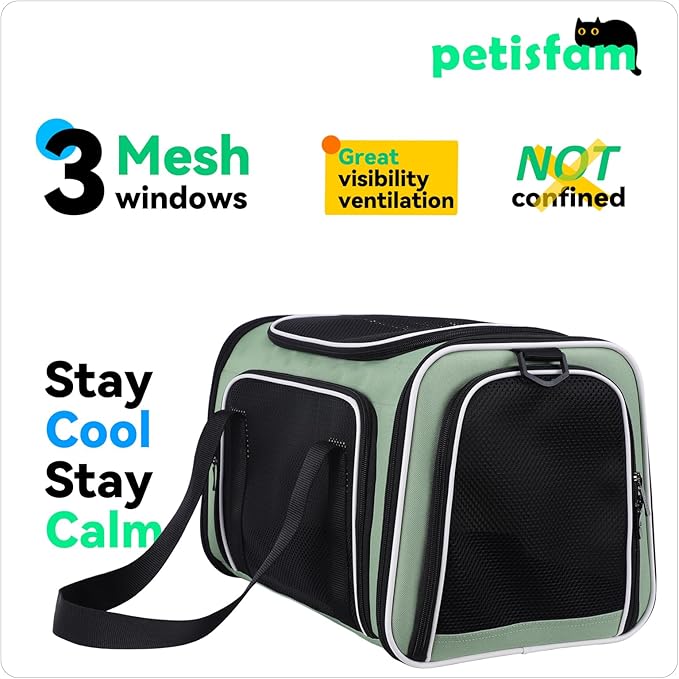 Top Load Cat Carrier for Medium Cats and Small Dogs - Image 4