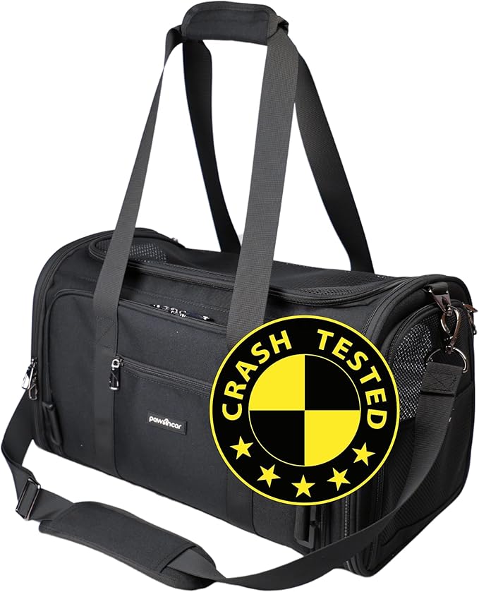 Crash-Tested Dog Carrier Airline Approved | 3-in-1 Lab-Tested Cat Car Seat by Unknown