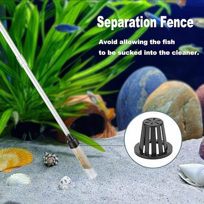 Carefree Fish Aquarium Gravel Cleaner 6Ft Hose Fish Tank Water Changer Sand - Image 4