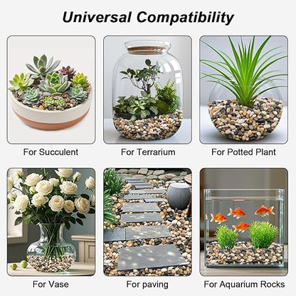 Fish Tank Rocks, Virekm River Rocks, Decorative Ornamental Pebbles Garden - Image 7
