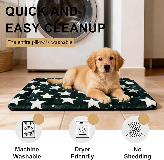 Dog Bed Mat, Reversible Dog Crate Pad - Image 2
