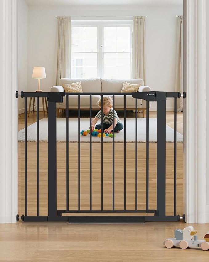 Cumbor 29.7-40.6" Baby Gate for Stairs, Mom's Choice Awards Winner-Dog Gate for by Cumbor