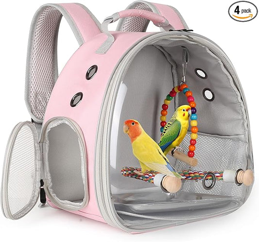 Portable Parrot Travel Cage Carrier by Unknown