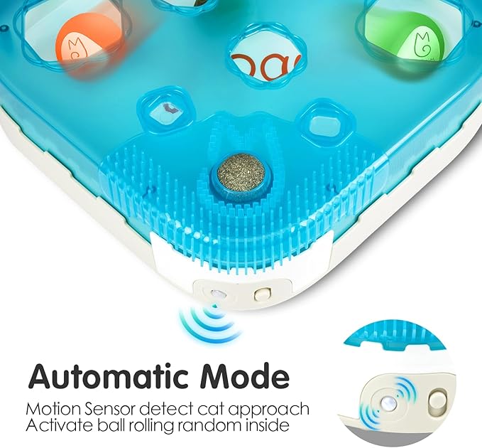 Migipaws 7-in-1 Interactive Cat Toy Motion Activated Indoor Playset - Image 2