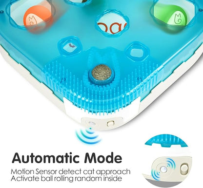 Migipaws 7-in-1 Interactive Cat Toy Motion Activated Indoor Playset - Image 2