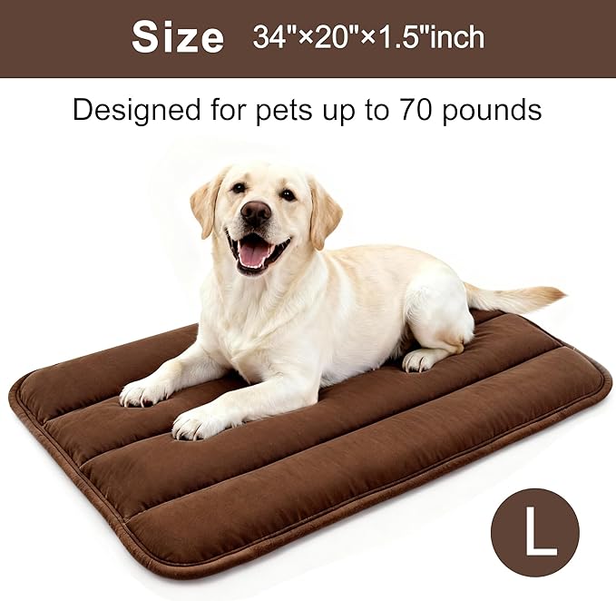 Dog Bed Mat, Reversible Dog Crate Pad - Image 3