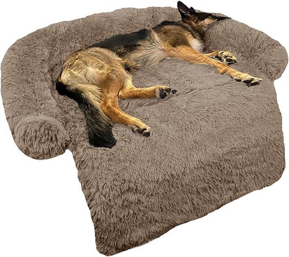 Calming Dog Bed Fluffy Plush Dog Mat by GGIB