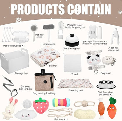 Abbylike 50 Pcs Puppy Supplies Starter Kit - Image 3