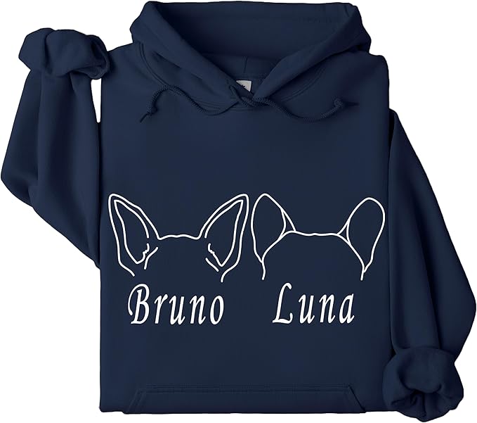 Custom Dog Mom Shirt Personalized Dog Ears Sweatshirt - Image 7
