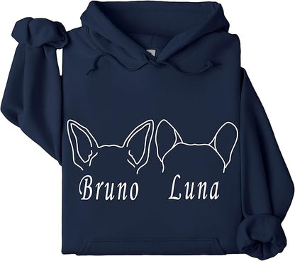 Custom Dog Mom Shirt Personalized Dog Ears Sweatshirt - Image 9