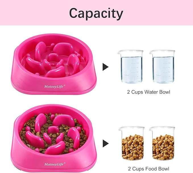 MateeyLife Slow Feeder Dog Bowls, Anti-Choking Puzzle Dog Food Bowls, Anti-Slip - Image 5