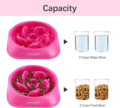 MateeyLife Slow Feeder Dog Bowls, Anti-Choking Puzzle Dog Food Bowls, Anti-Slip - Image 5