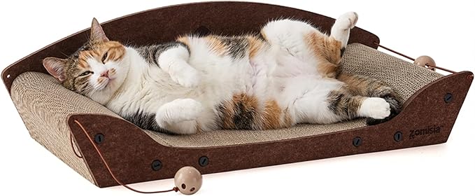 ZOMISIA 26'' Cardboard Cat Scratcher Bed by Zomisia