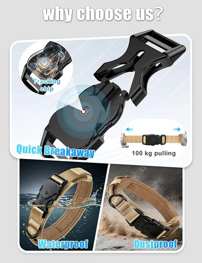 Tactical GPS Dog Collar, Mini Bluetooth GPS Dog Tracker, GPS Tracker - Image 3