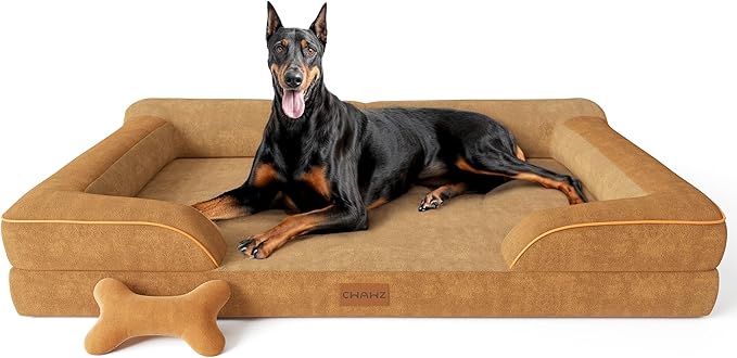 CWAWZ XXL Dog Bed for Extra Large Dogs, Giant Orthopedic Dog Bed by CWAWZ