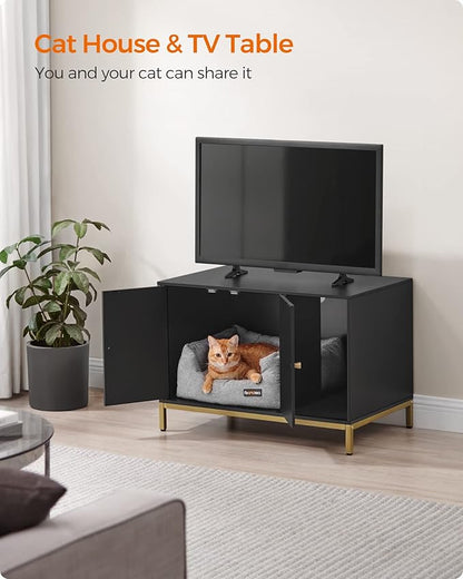 Feandrea Cat Litter Box Enclosure, Hidden Litter Box Furniture - Image 7