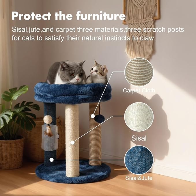 MECOOL Cat Scratching Post Tree - Image 3
