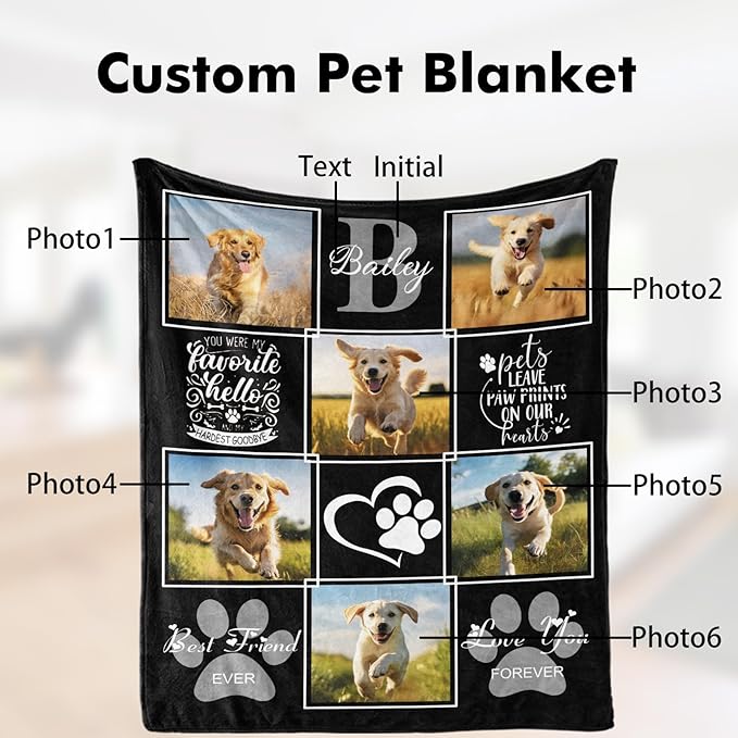 Printed in USA, Personalized Dog Memorial Gifts - Image 5