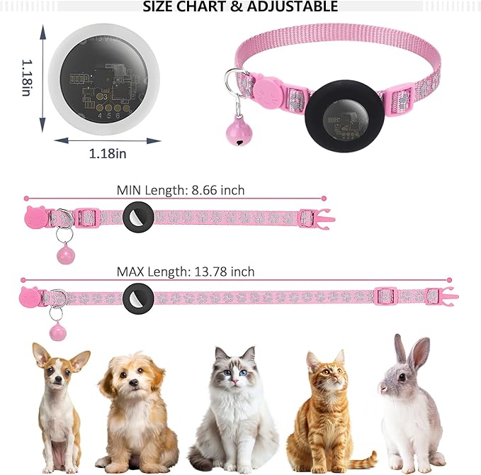 GPS Tracker for Cats, Mini GPS Pet Tracker - Image 3