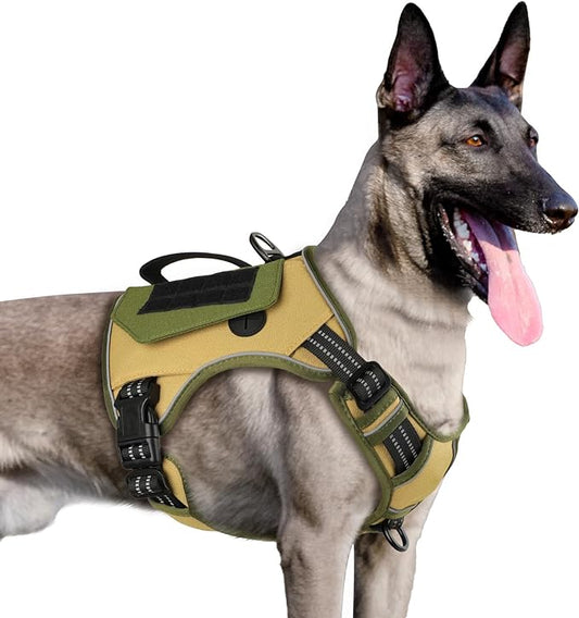 WINGOIN Tactical Dog Harness for Small Dogs, No Pull Harness by WINGOIN