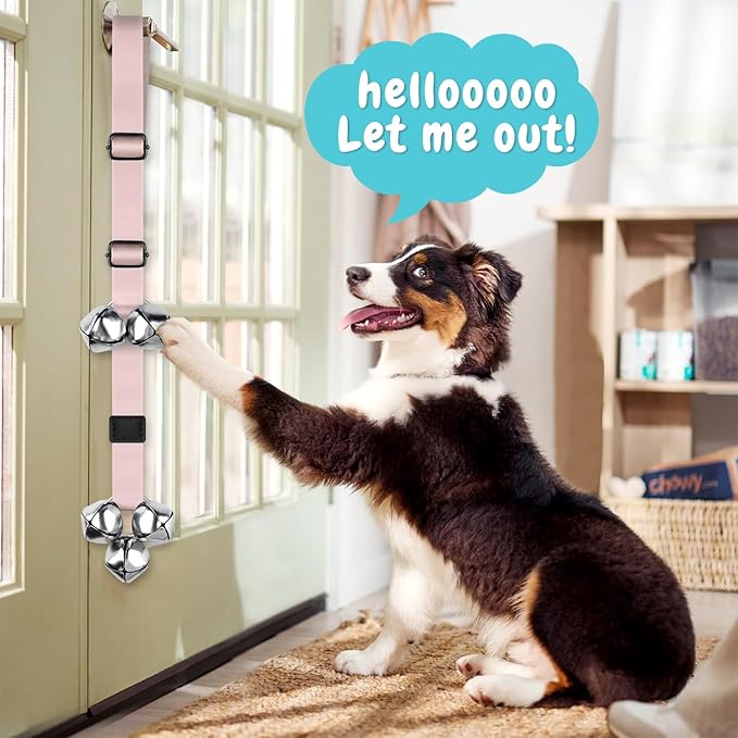 COOYOO Dog Doorbells, Adjustable Potty Training Dog Bells, Upgraded - Image 2