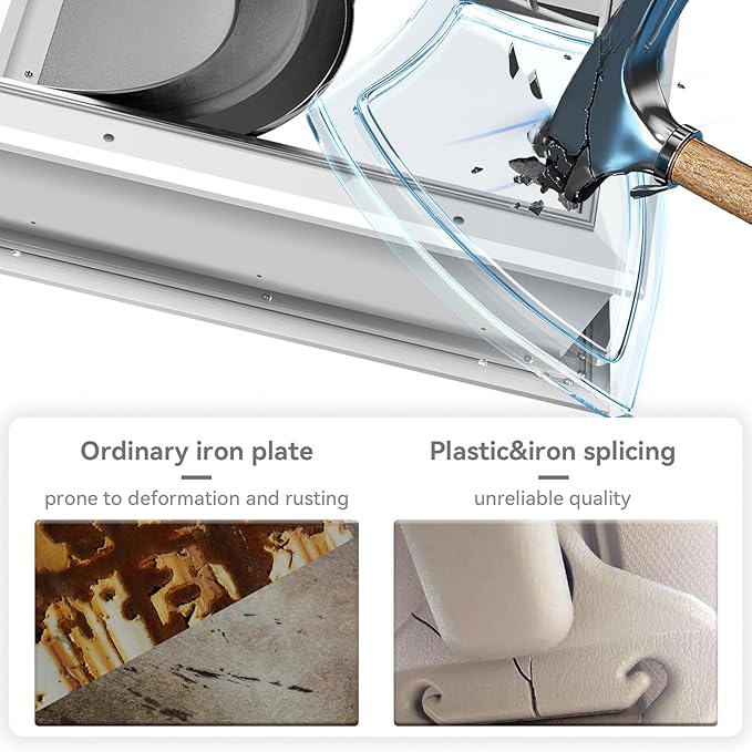 3-Flaps Heavy-Duty Dog Door, Rust Proof Aluminum Alloy Frame, Extreme Weather - Image 5