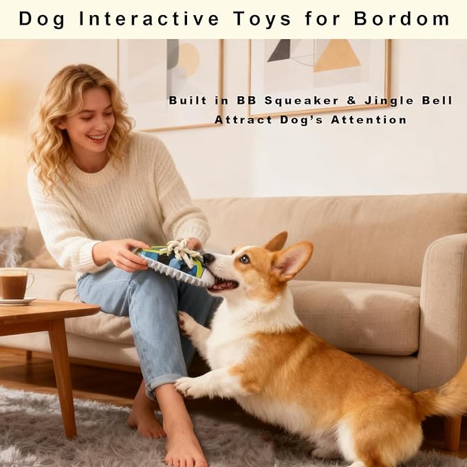 Interactive Squeaky Dog Toy - Image 4