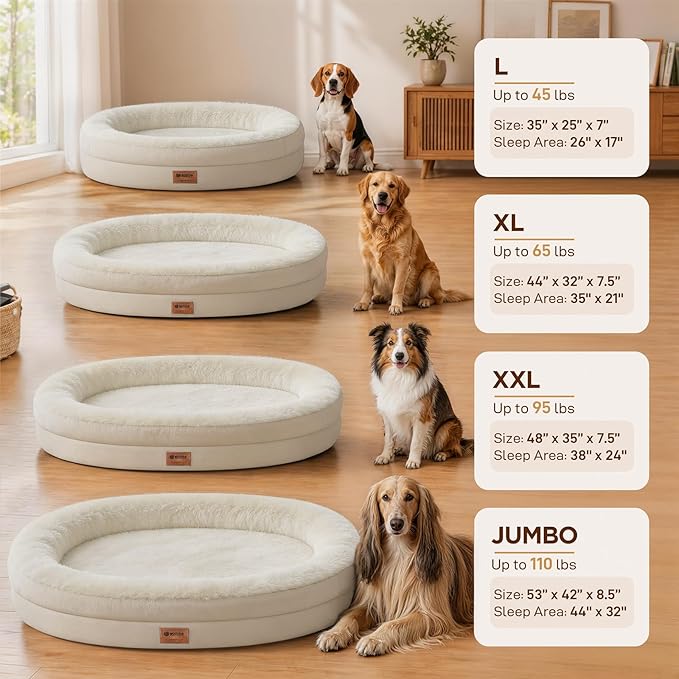 Orthopedic Dog Bed for Large Dogs, Waterproof Dog Bed for Large Size Dogs - Image 6