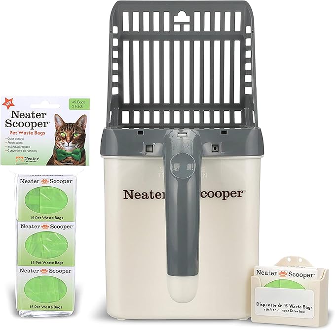 Neater Pet Brands Neater Scooper Standard Litter Scoop, 60 Refill Bags – - Image 4